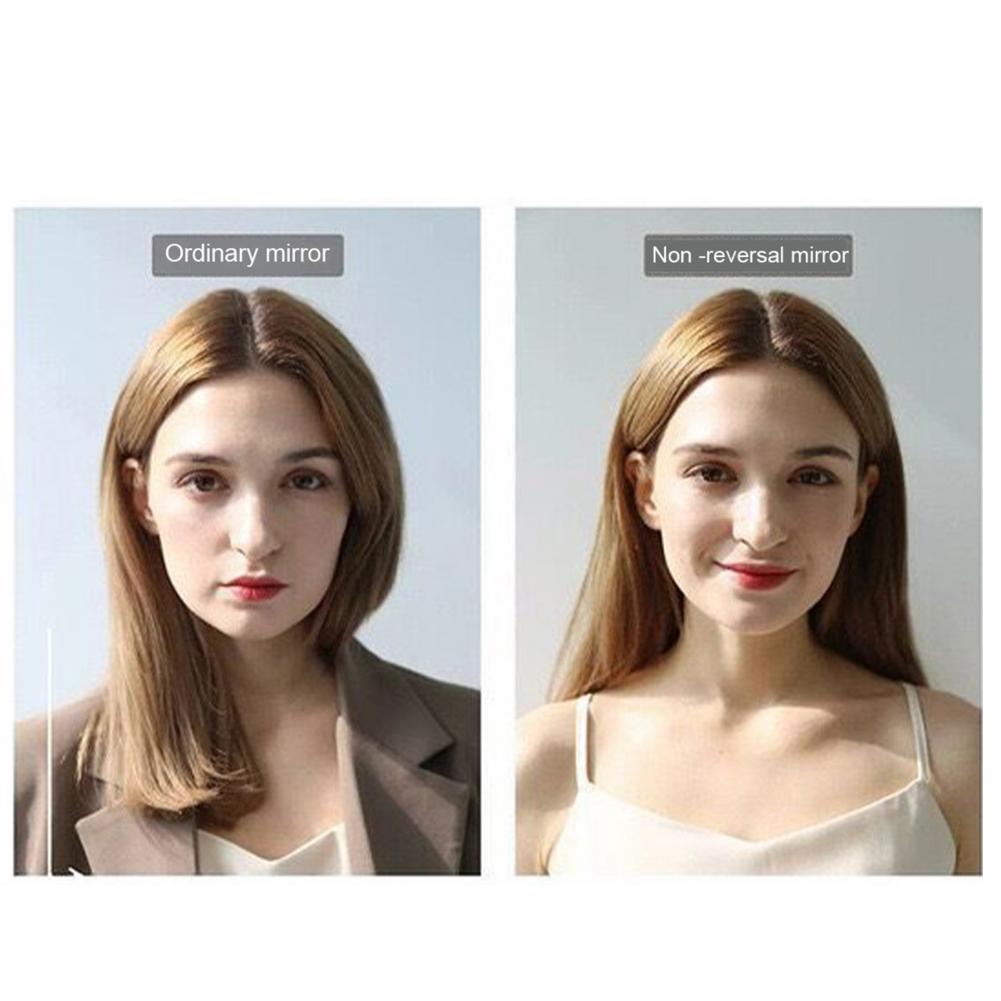 Beauty Real Makeup - กระจกแต่งหน้าแบบตั้งโต๊ะ ปี 2025 ภาพสะท้อนจริง ไม่ใช่ภาพขยาย ไม่สามารถพลิกกลับได้