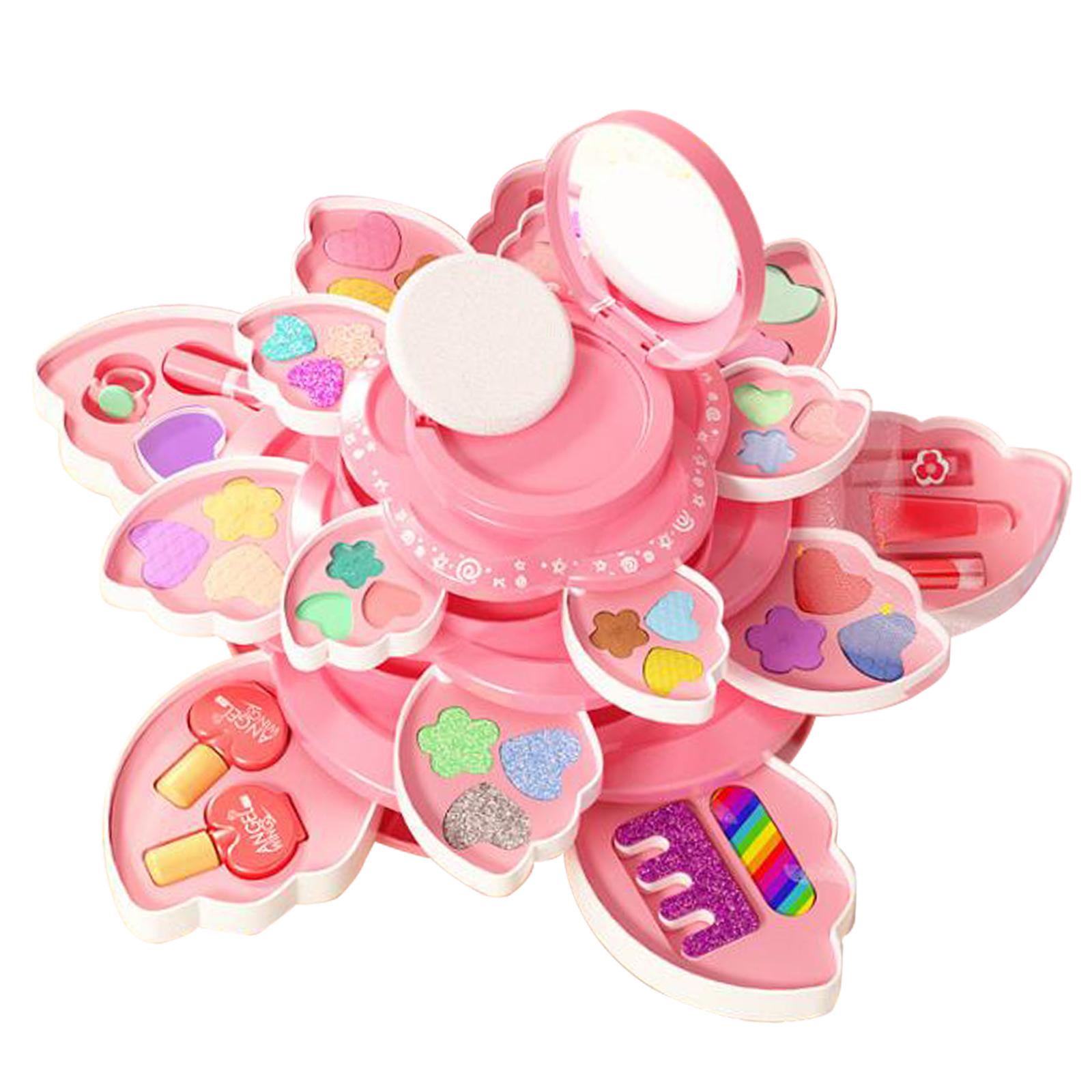 Beauty Makeup Set For Kids - ชุดเครื่องสำอางของเล่นสำหรับเด็ก, ชุดแต่งหน้าเด็ก, ของเล่นโต๊ะเครื่องแป้ง, พกพาสะดวก, ของเล่นแต่งหน้าสำหรับเด็กผู้หญิง, ของเล่นแต่งหน้าสำหรับเด็กอายุ