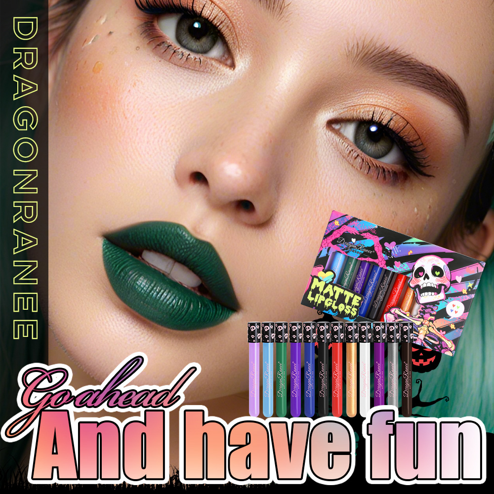 Creative Matte Lip Glaze 12 Sh - Beauty Vampire Makeup บทวิจารณ์และราคา