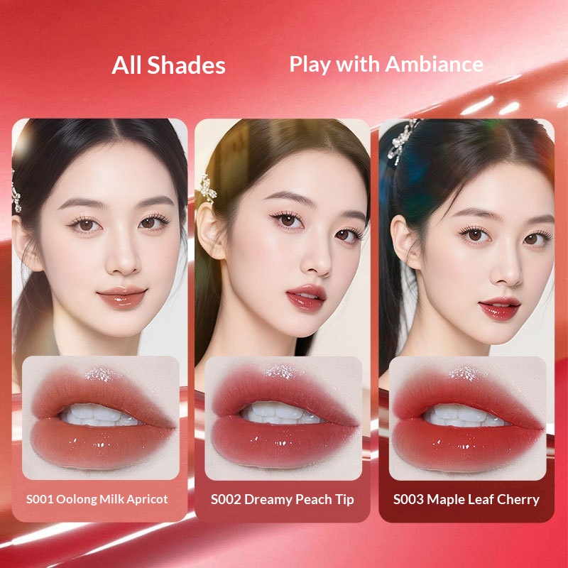 3 สีลิปกลอสให้ความชุ่มชื้นยาวน - Beauty Makeup Lipstick บทวิจารณ์และราคา