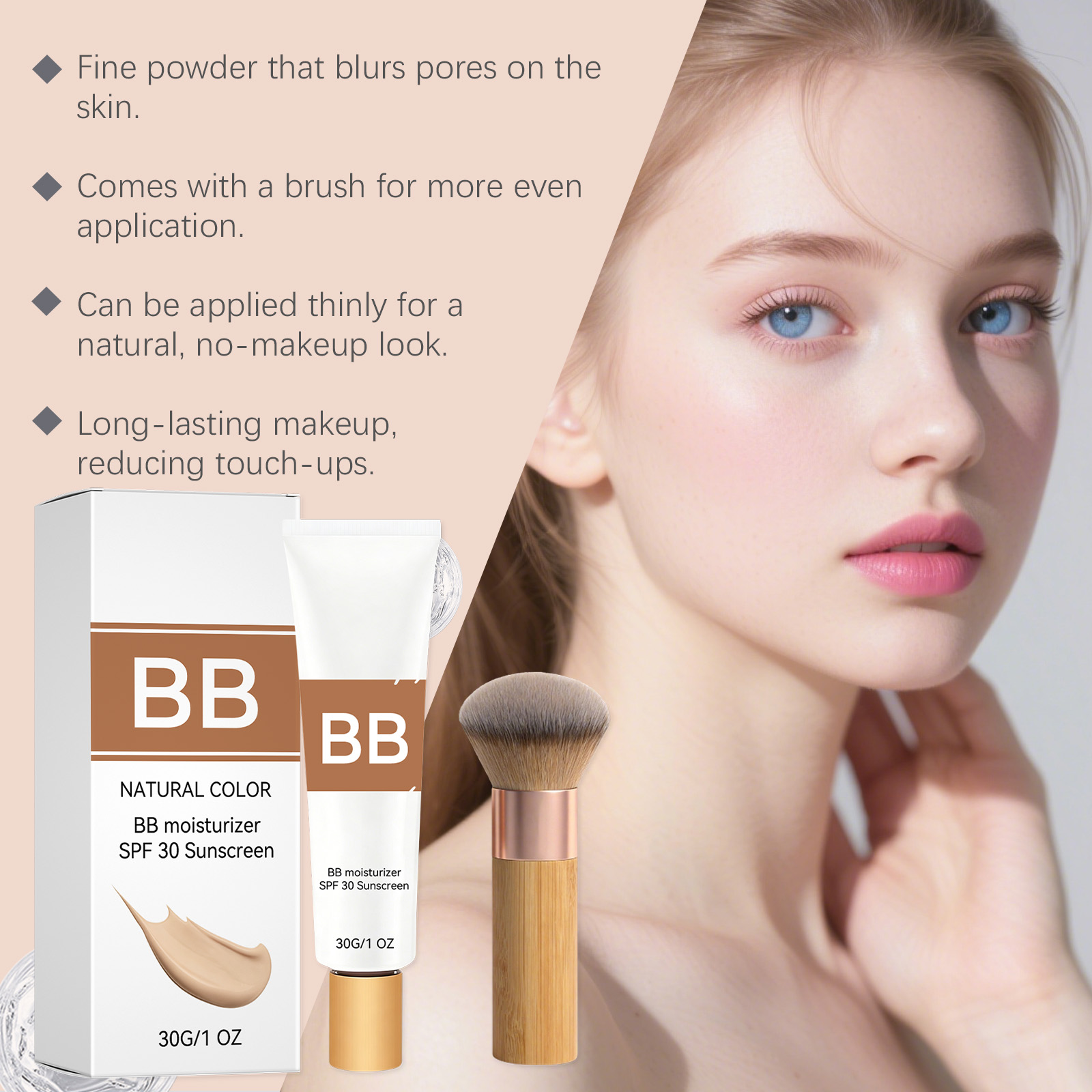 บีบีครีมเนื้อมอยเจอร์ไรเซอร์ผส - Bb Cream Tinted บทวิจารณ์และราคา