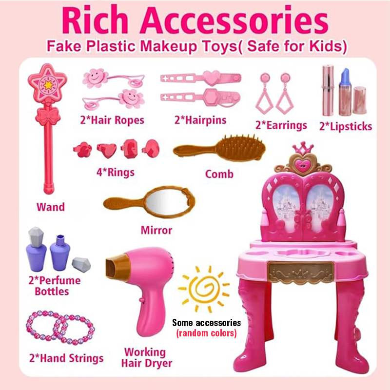 ชุดของเล่นแต่งหน้าสำหรับเด็กผู - Beauty Makeup Set For Kids บทวิจารณ์และราคา