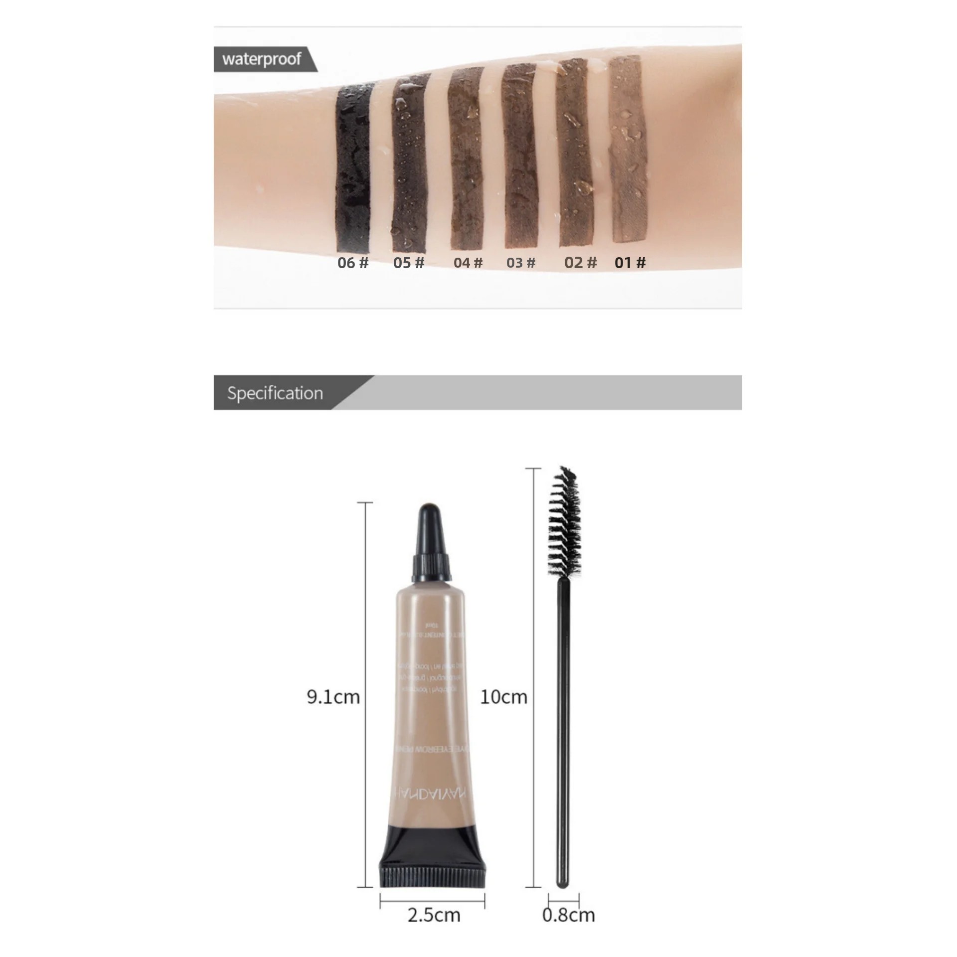 Natural Eyebrow Tint Gel กันน้ - Bb Cream Tinted บทวิจารณ์และราคา