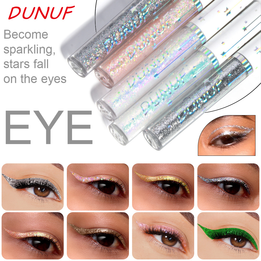 6 ชิ้นชุดอายไลเนอร์กลิตเตอร์สี - Beauty Makeup Events บทวิจารณ์และราคา