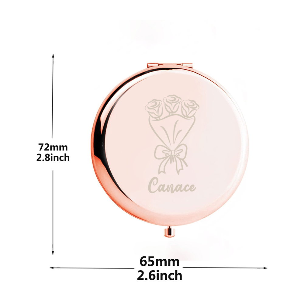 กระจกพกพาขนาดกะทัดรัดแบบกำหนดเ - Beauty Makeup Events บทวิจารณ์และราคา