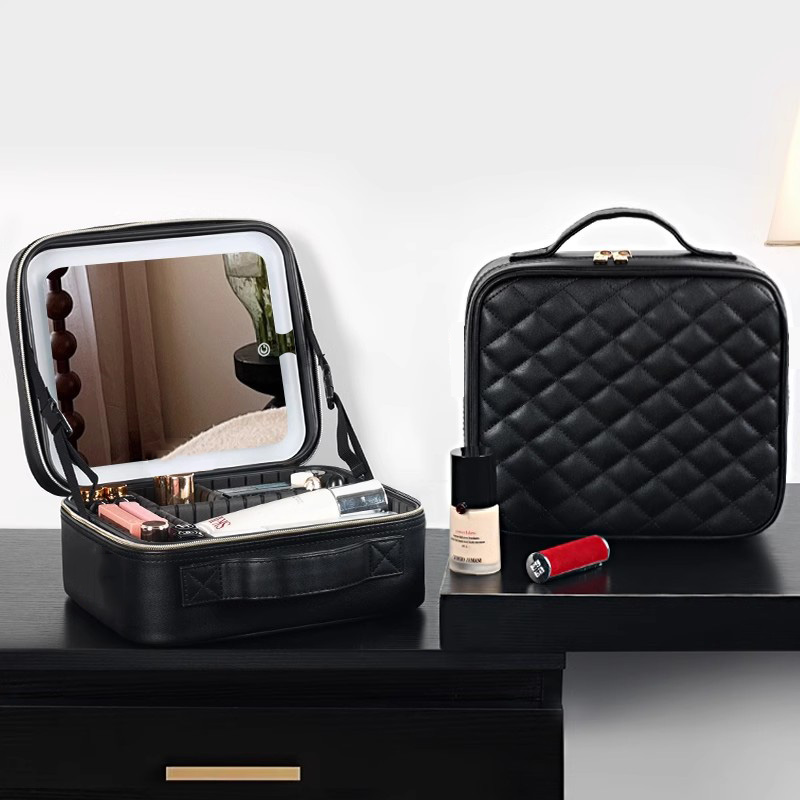 กระเป๋าแต่งหน้าแบบมีไฟ LED ขนา - Beauty Zone Makeup บทวิจารณ์และราคา