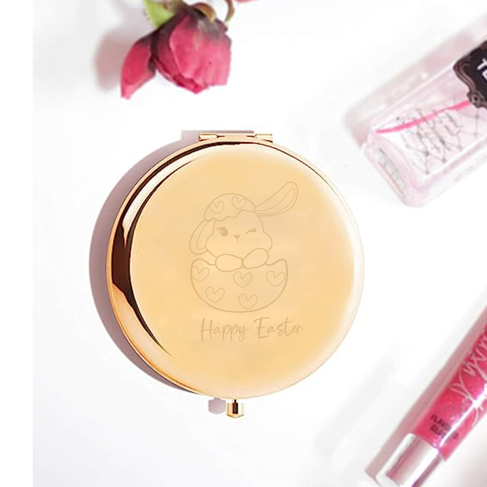 กระจกพกพาลายการ์ตูนกระต่ายน่าร - Beauty With Makeup บทวิจารณ์และราคา