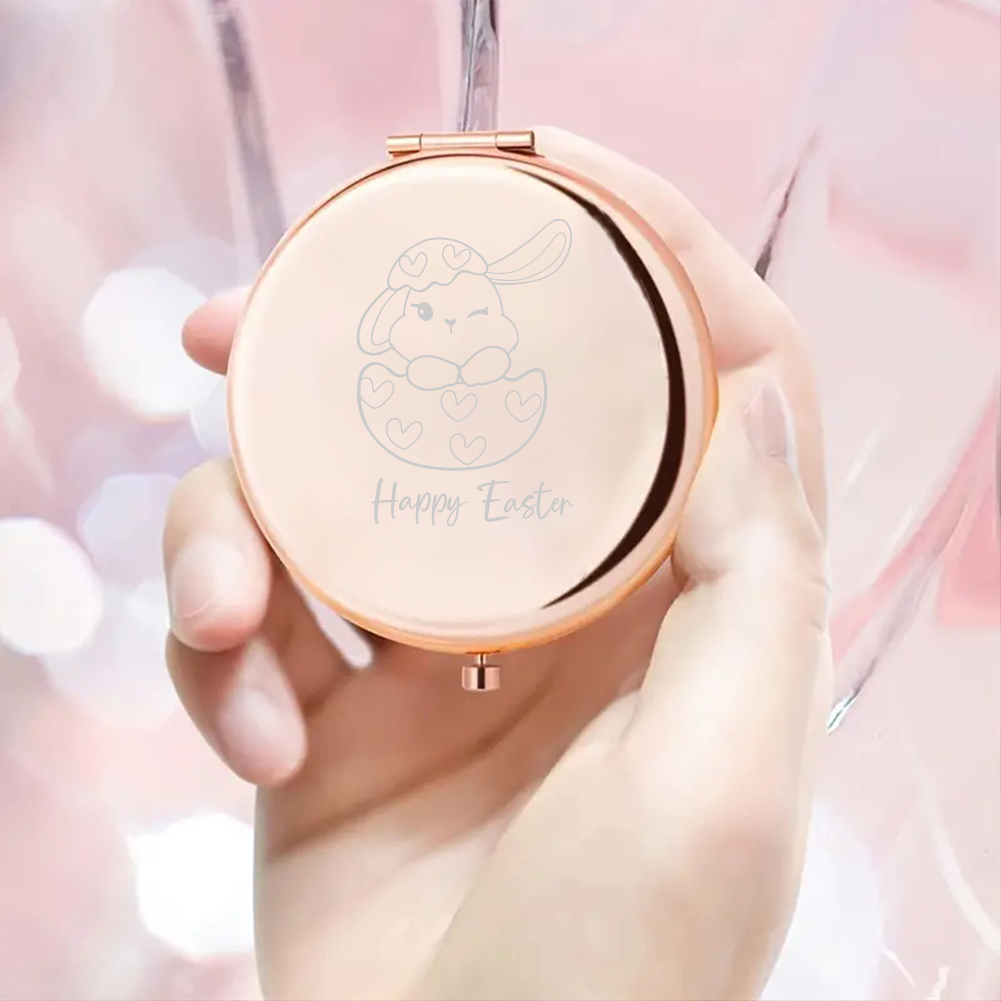 กระจกพกพาลายการ์ตูนกระต่ายน่าร - Beauty With Makeup บทวิจารณ์และราคา