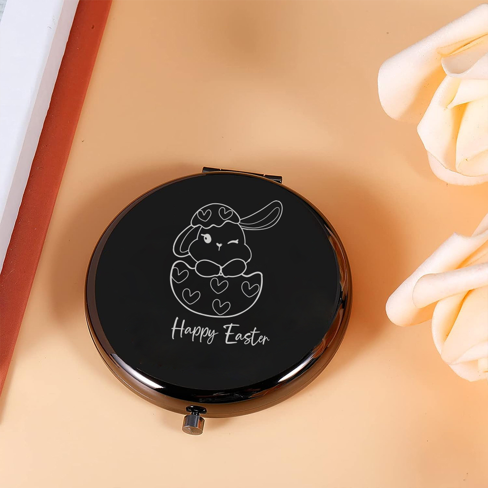 กระจกพกพาลายการ์ตูนกระต่ายน่าร - Beauty With Makeup บทวิจารณ์และราคา
