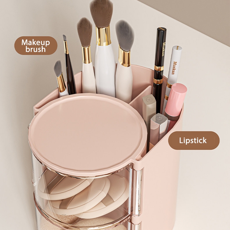 ที่เก็บแปรงแต่งหน้าแบบหมุนได้  - Beauty Makeup Lipstick บทวิจารณ์และราคา