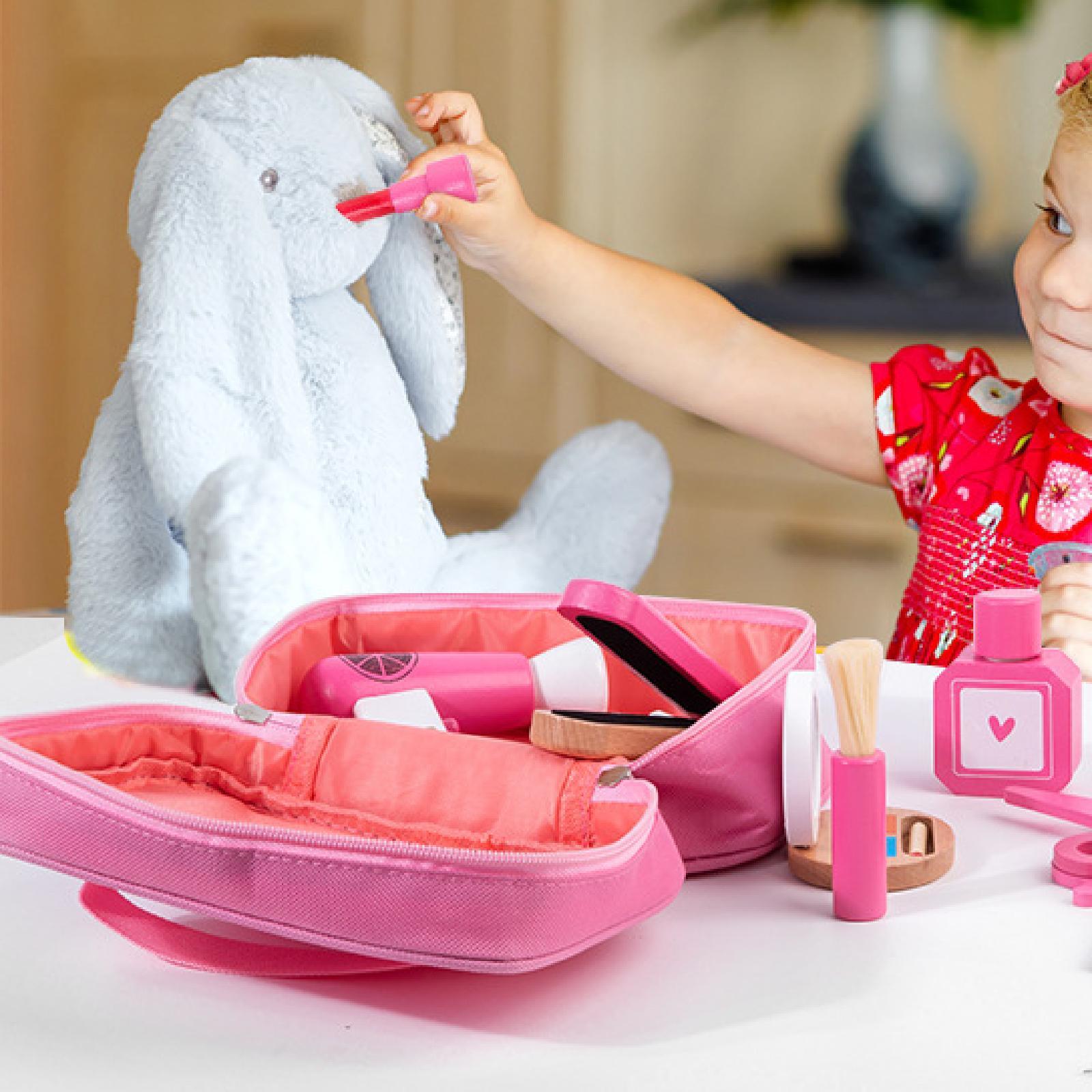 เด็กแกล้งทำเป็นเล่นแปรงเล่นแต่ - Beauty Makeup Set For Kids บทวิจารณ์และราคา