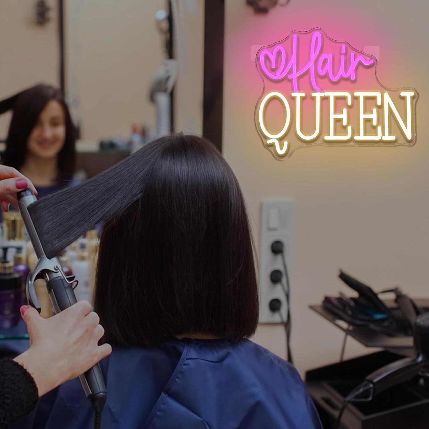 ป้ายไฟนีออน Hair Queen ปรับควา - Beauty Queen Makeup Studio บทวิจารณ์และราคา