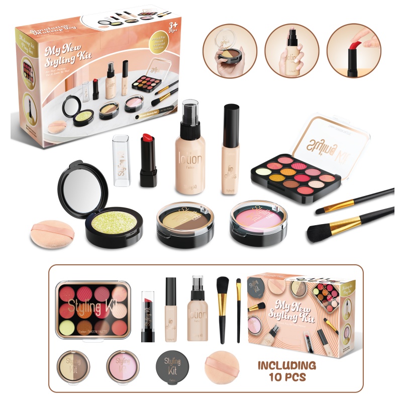 ชุดของเล่นจำลองการแต่งหน้าสำหร - Beauty Makeup Set For Kids บทวิจารณ์และราคา