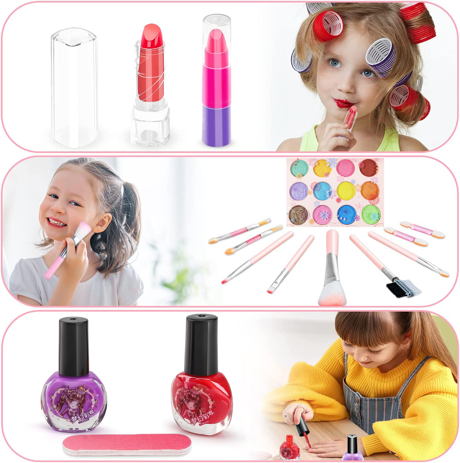 ชุดของเล่นแต่งหน้าสำหรับเด็กผู - Beauty Real Makeup บทวิจารณ์และราคา