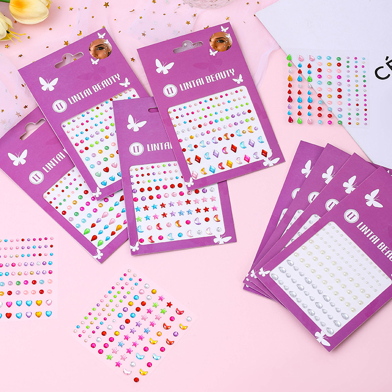สติกเกอร์ติดหน้ารูปหยดน้ำ กันน - Beauty With Makeup บทวิจารณ์และราคา