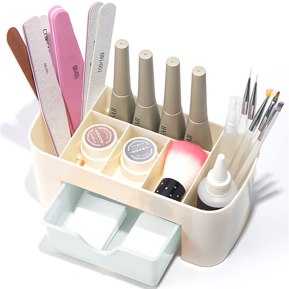 Nail Art Organizer เดสก์ท็อปลิ - Beauty Makeup Lipstick บทวิจารณ์และราคา