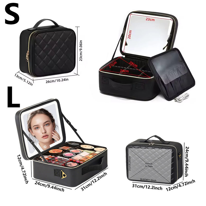 กระเป๋าเครื่องสำอางเดินทางขนาด - Beauty Zone Makeup บทวิจารณ์และราคา