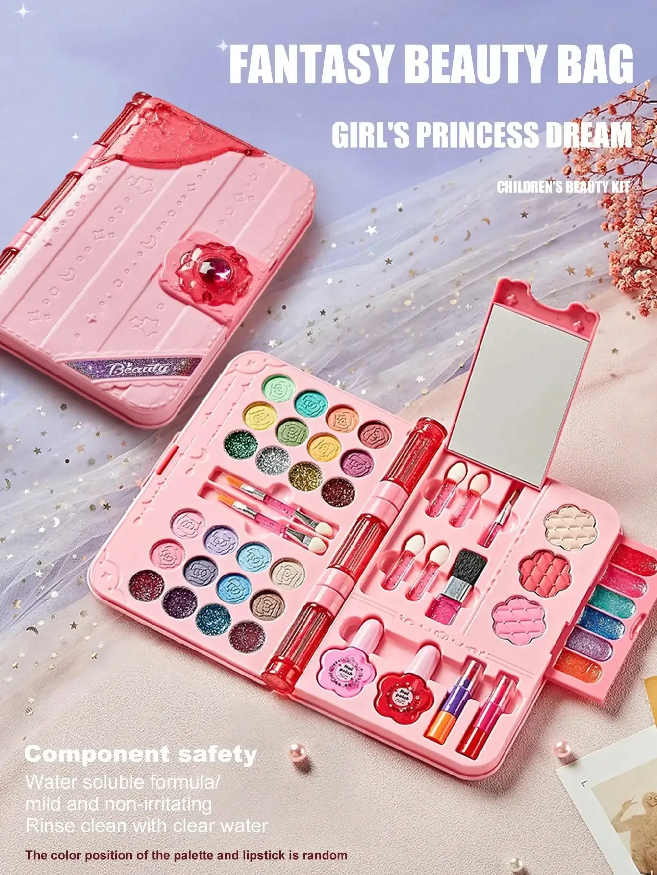 ชุดเครื่องสำอางเด็กแบบล้างออกไ - Beauty Real Makeup บทวิจารณ์และราคา